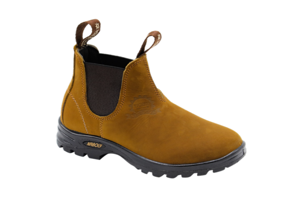 NABOLY Model 101 rugged chelsea work boot in wheat
