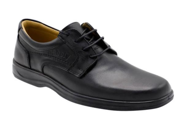 NABOLY Model 3004 sleek lace-up dress shoe in black