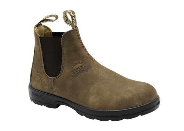 NABOLY Model 301 chelsea work boot in olive brown