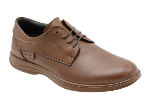 NABOLY Model 3020 classic lace-up dress shoe in brown